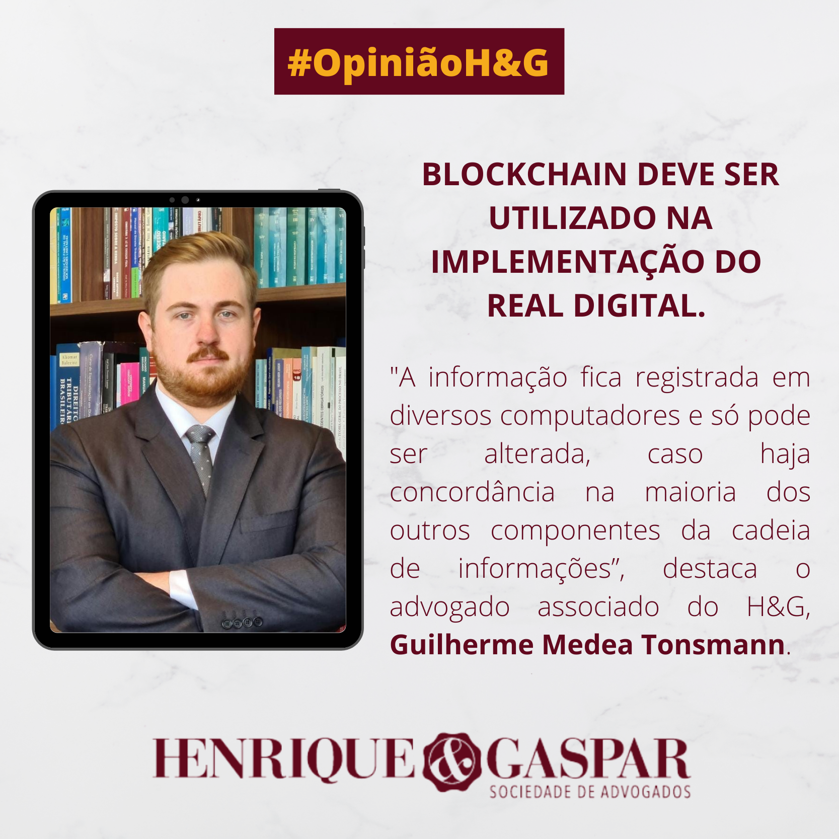 Blockchain deve ser utilizado na implementação do Real Digital