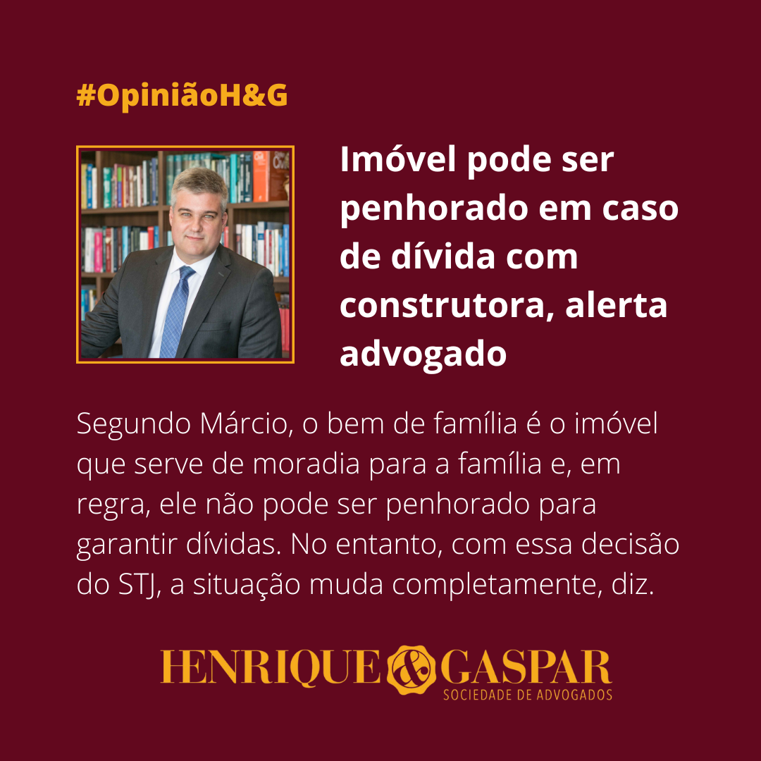 ‘Imóvel pode ser penhorado em caso de dívida com construtora’, alerta advogado