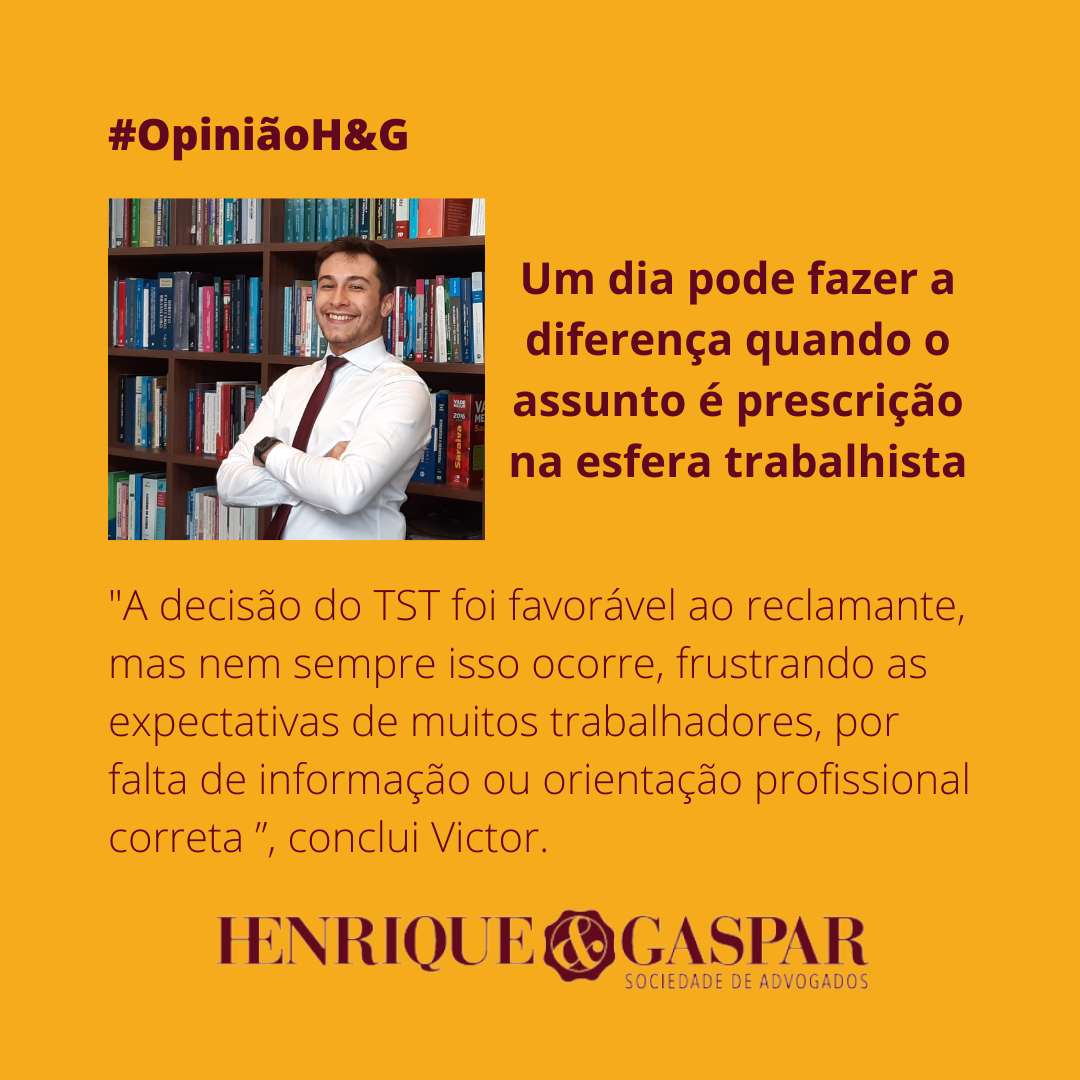 Um dia pode fazer a diferença quando o assunto é prescrição na esfera trabalhista